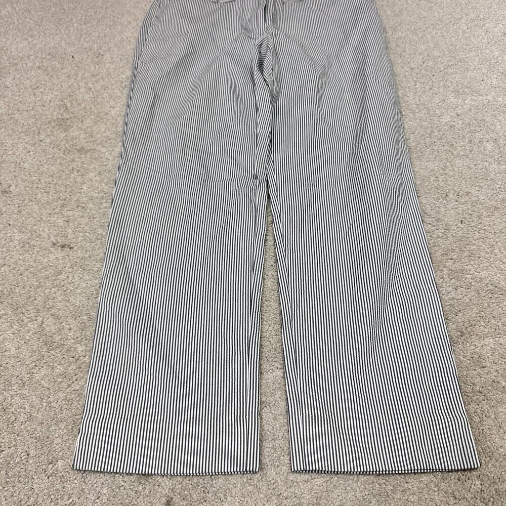 Talbots Signature Pants Women’s Blue White Striped Size 2 - Picture 11 of 12